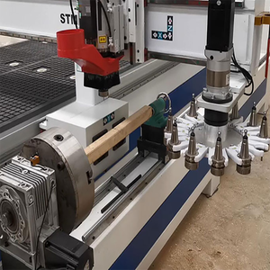 Centre d'usinage CNC pour le bois 5x10 avec 4ème axe rotatif en promotion - Product Image 6