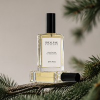Flacon de parfum en verre vide personnalisé, flacon d'huile essentielle, flacon pulvérisateur cosmétique avec logo/couleur/finition personnalisés