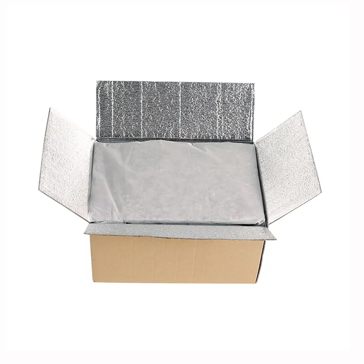 Thermal Shipping Liners Wholesale Biodegradable Seafood Cold Shipping Wool Thermal Insulated Thermal Isolated Carton Box Insert Liner