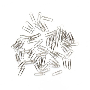 Factory Wholesale <b>Box</b> Packing 28mm Metal Desktop Binding Office Set Custom Design Strong Paper Clip - Product Image 3