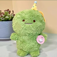 Boneka Monster Lucu Berbulu Campuran 8 Inci Isi Kapas PP untuk Mesin Cakar Kawaii Penghilang Stres