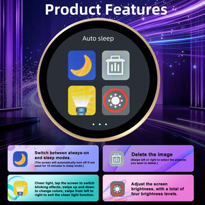 Insignia Electrónica con Imagen Personalizada, Pantalla Táctil, Visualización Dinámica, Batería de 500 mAh, Puerto Tipo-<span class=keywords><strong>C</strong></span>, para Conciertos, Regalos, <span class=keywords><strong>C</strong></span>ómics - Product Image 3