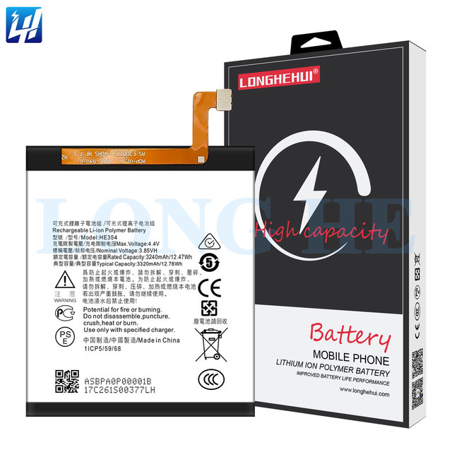New Mobile Phone Battery for Nokia 9 Nokia9 2018 Nokia9 Pureview HE354 3320mAh