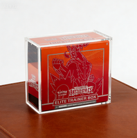 Boîte de protection pour booster ETB en acrylique écologique de 5 mm d'épaisseur, collection Ultra Premium Yugioh, aimant puissant, protection UV