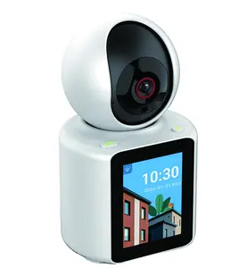 2.8 Inch IPS Screen Night Vision 4MP 5MP WiFi PTZ Indoor Wireless Dual Mic Intercom Security Voice Menu System Camera