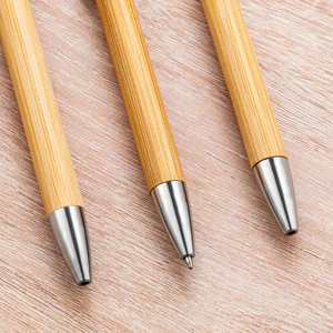 Hot Sale Bamboo Ballpoint Pen Touch Screen Wood Ball Point Pen Print Logo Advertising Gift Touch Pens - Product Image 3