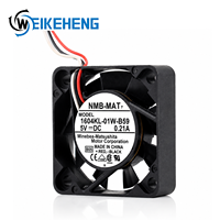 Ventilateur de refroidissement de serveur NMB DC 5V 0.21A 1604KL-01W-B59 4010 40x40x10mm 4CM à haut débit d'air, mini ventilateurs axiaux à trois fils