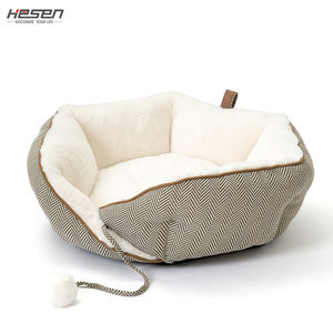 Süper yumuşak tasarımcı kumaş yüksek Loft köpek yatağı yıkanabilir Pet yatak köpek yastık lüks köpek yatağı - Product Image 6