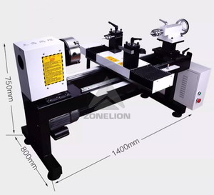 Mini <span class=keywords><strong>torno</strong></span> de torneado de <span class=keywords><strong>madera</strong></span> Cnc de 260mm de diámetro con rieles de guía cuadrados lineales de alta precisión - Product Image 3