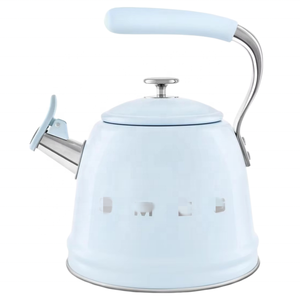 Bouilloire électrique de style italien haut de gamme, sifflet sonore, acier inoxydable, 2,3 L - Product Image 6