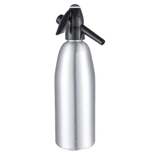 Sifone di Soda in alluminio 1L macchina per l'acqua frizzante per uso domestico compatibile con CO2 caricatori Logo personalizzato disponibile - Product Image 4