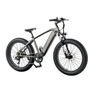 Bicicleta eléctrica de montaña con neumático ancho, bici de Ciudad de 26 pulgadas, 48V, 750W