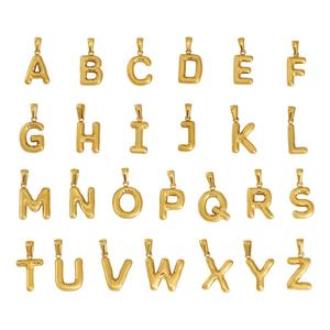 Pulsera de Acero Inoxidable 316L Chapada en Oro de 18K, Moderna y de Lujo, Personalizable con Letras, para Fabricación de Joyería, Venta al Por Mayor - Product Image 5