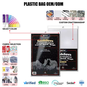 Capas de Mylar Prata de Qualidade 2 Mil para Quadrinhos, com Placa de Apoio e Suporte - Product Image 1