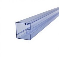 Tube en plastique extrudé antistatique de haute qualité PS/PET/PVC/PC/ABS pour composants électroniques CMS, taille personnalisée