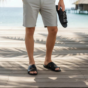 <span class=keywords><strong>Sandales</strong></span> légères d'été pour hommes, à enfiler, bout ouvert, respirantes, semelle <span class=keywords><strong>en</strong></span> caoutchouc antidérapante, chaussures décontractées pour tous les jours et <span class=keywords><strong>en</strong></span> plein air, <span class=keywords><strong>sandales</strong></span> de plage - Product Image 6