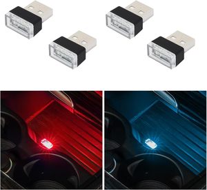 Lampe d'ambiance LED USB pour l'intérieur de la voiture, mini lampe décorative LED portable pour voiture, kit d'éclairage ambiant avec interface USB - Product Image 2