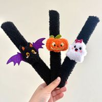 Bracelets en tissu Halloween best-sellers transfrontaliers – Motifs citrouille, fantôme, araignée – Rembourrés en coton PP – Accessoires de fête parfaits