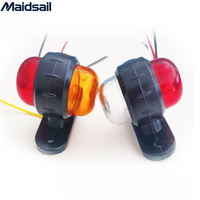 Feu de position latéral à LED double face pour camion, remorque, bateau, voyant d'avertissement