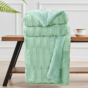 Manta Decorativa de Piel Sintética Saga con Reverso de Sherpa, Suave, 127X177CM - Product Image 5