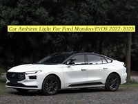 Für Ford Mondeo /EVOS 2022-2026 Glefon 64 Farben App-Steuerung 12V Auto Innenraum Ambientebeleuchtung Set Plug-and-Play Atmosphärenlampe
