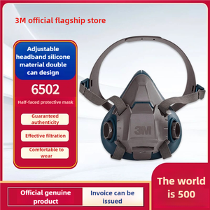 <span class=keywords><strong>3M</strong></span> <span class=keywords><strong>6502</strong></span> masker semprot anti-debu, masker silikon pelindung setengah wajah, masker semprot anti-debu dengan tombol cepat - Product Image 5