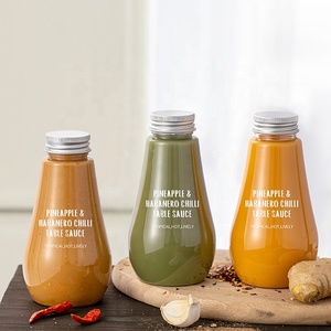 Phổ biến 400ml Pet tùy chỉnh nhãn rỗng nhựa nước trái cây bao bì chai với nắp cho doanh nghiệp - Product Image 5