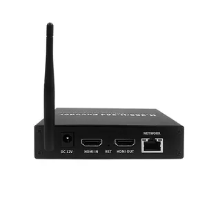 EXVIST H.265 1080P WiFi HDMI kodlayıcı/ses girişi ile dekoder/çıkış uyumlu HLS RTMP rtononv/HK canlı akış kodlayıcı