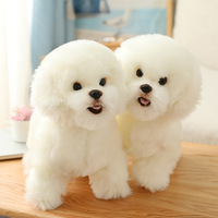 Vente en gros d'usine : Jouets en peluche simulation ours et chien, doux et câlins pour bébés, et jouets réconfortants en peluche pour bébés