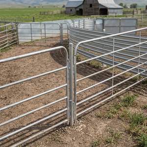Panneau de clôture soudé galvanisé et traité thermiquement, durable, facile à installer, pour l'élevage de bétail en ferme - Product Image 2