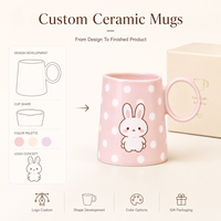 Tasse en céramique de porcelaine fine personnalisée 15/16/17/18 oz grande capacité, anti-fuite, sans danger pour les aliments, avec boîte cadeau, idéale pour les dons collectés