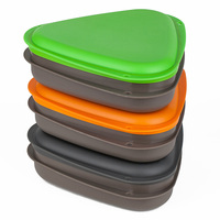 Kit de vaisselle de camping portable tout-en-un en plastique PP, durable, écologique, design moderne, pour une utilisation en extérieur et à la maison, vaisselle essentielle