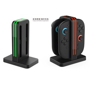 4 Trong 1 Gamepad Trạm Sạc Cho <span class=keywords><strong>Nintendo</strong></span> Chuyển Đổi 2 Từ Tính Sạc <span class=keywords><strong>Dock</strong></span> Đứng Trò Chơi Phụ Kiện Cho Ns2 TNS-3171 - Product Image 1