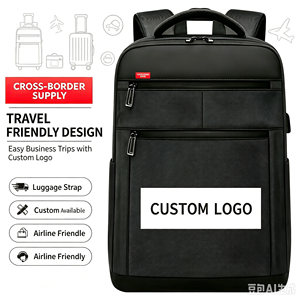 Sac à dos léger et imperméable personnalisé avec logo, port USB, pour ordinateur portable, idéal pour les voyages d'affaires, l'école et le bureau - Product Image 6