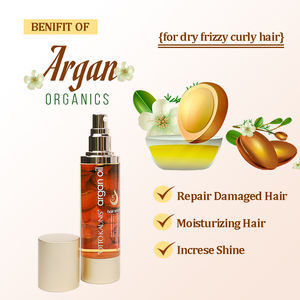فيتامينات من نوع E ، مكثف ومرطب, زيت أرغان ، مصل شعر إنجليزي مقوى ، علامة تجارية مخصصة ، للترطيب - Product Image 2