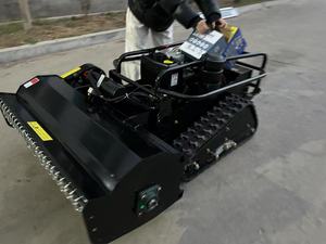 가정용 정원 사용을위한 모든 지형 모어 디젤/가솔린 전원 원격 제어 로봇 도리깨 잔디 깎는 기계 - Product Image 2