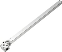 Mécanisme de levage de bureau manuel à 3 voies K26, course de 395 mm, vis en tube d'aluminium, hauteur réglable, mécanisme à manivelle, pince étendue, personnalisable OEM
