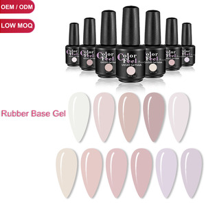 Lichte Kleur Nude Rubber Base <span class=keywords><strong>Coat</strong></span> en <span class=keywords><strong>Top</strong></span> <span class=keywords><strong>Coat</strong></span> UV Gel Polish OEM Custom Logo Nagels Art Vegan CPNP Functionele Gel Lak - Product Image 5