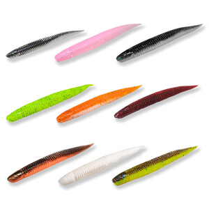 Leurre souple artificiel Luya Light Dance Worm, leurre bionique flottant pour la <span class=keywords><strong>pêche</strong></span> <span class=keywords><strong>en</strong></span> <span class=keywords><strong>mer</strong></span> noire, hameçons <span class=keywords><strong>en</strong></span> acier inoxydable à coulée lente pour poissons d'eau salée - Product Image 1