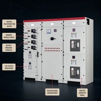 Centro de Control de Motor (MCC) Extraíble Personalizable Serie Haowei GCK, Tablero de Distribución de Baja Tensión (LV) 400V 30kA 200A-800A IP42 para Uso Industrial y Hotelero