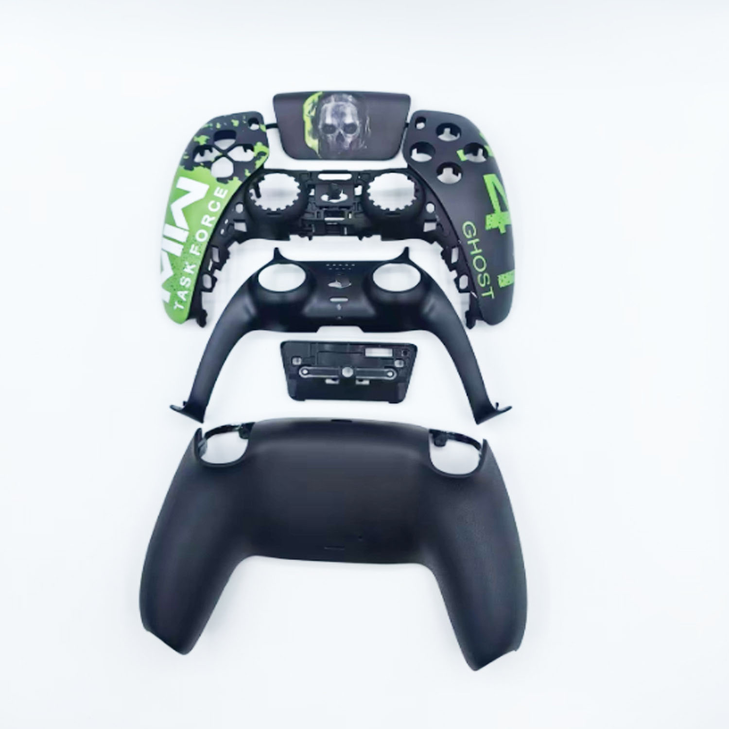 Touchpad + base + cover + striscia decorativa + scocca inferiore verde