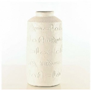 <b>Ceramic</b> Cylindrical Cake Mould Matte Finish Handmade Decorative <b>Vase</b> Shape 1 Piece - Product Image 3