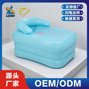 Bañera Inflable para Bebés Lif-in, PVC, Cuadrada Grande, 0-12 Meses, Asiento de Baño Multifuncional - Product Image 4