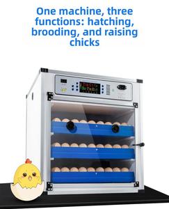 Vente <span class=keywords><strong>en</strong></span> gros d'incubateurs à œufs solaires 204 à nouvelles fonctionnalités, incubateur et éclosoir entièrement automatique pour poulet, canard, oie, pigeon, caille - Product Image 1