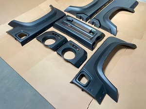 Kit de Carrocerí<span class=keywords><strong>a</strong></span> Ancha para Land Rover <span class=keywords><strong>Defender</strong></span> 90110, Guardabarros Delanteros y Traseros, Cubierta de Rejilla Externa, Escape de Cubo de Rueda - Product Image 5