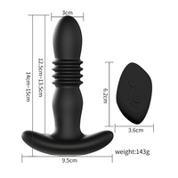 Bouchon anal sans fil télécommandé Vibrateur Vibration Gode masseur de la prostate Produit masturbateurs plaisir