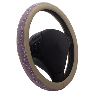 ปลอกหุ้มพวงมาลัยแบบ Space Cooling ติดตั้งง่าย SafeTouch คริสตัลเรียบเนียน ประดับด้วยหินแก้ว ป้องกันการสั่นสะเทือน - Product Image 2