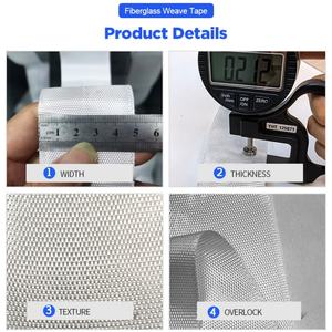 Электронное Стекло <span class=keywords><strong>6</strong></span> унций полотняная тканевая лента из стекловолокна для ремонта и армирования - Product Image 4