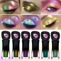 Fard à paupières liquide caméléon multi-chrome, pigment liquide changeant de couleur, fard à paupières scintillant, fard à paupières métallique, cosmétique