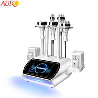 Appareil portable 6 en 1 pour le raffermissement et le rajeunissement de la peau du visage par aspiration 40k R&F et la lipocavitation corporelle